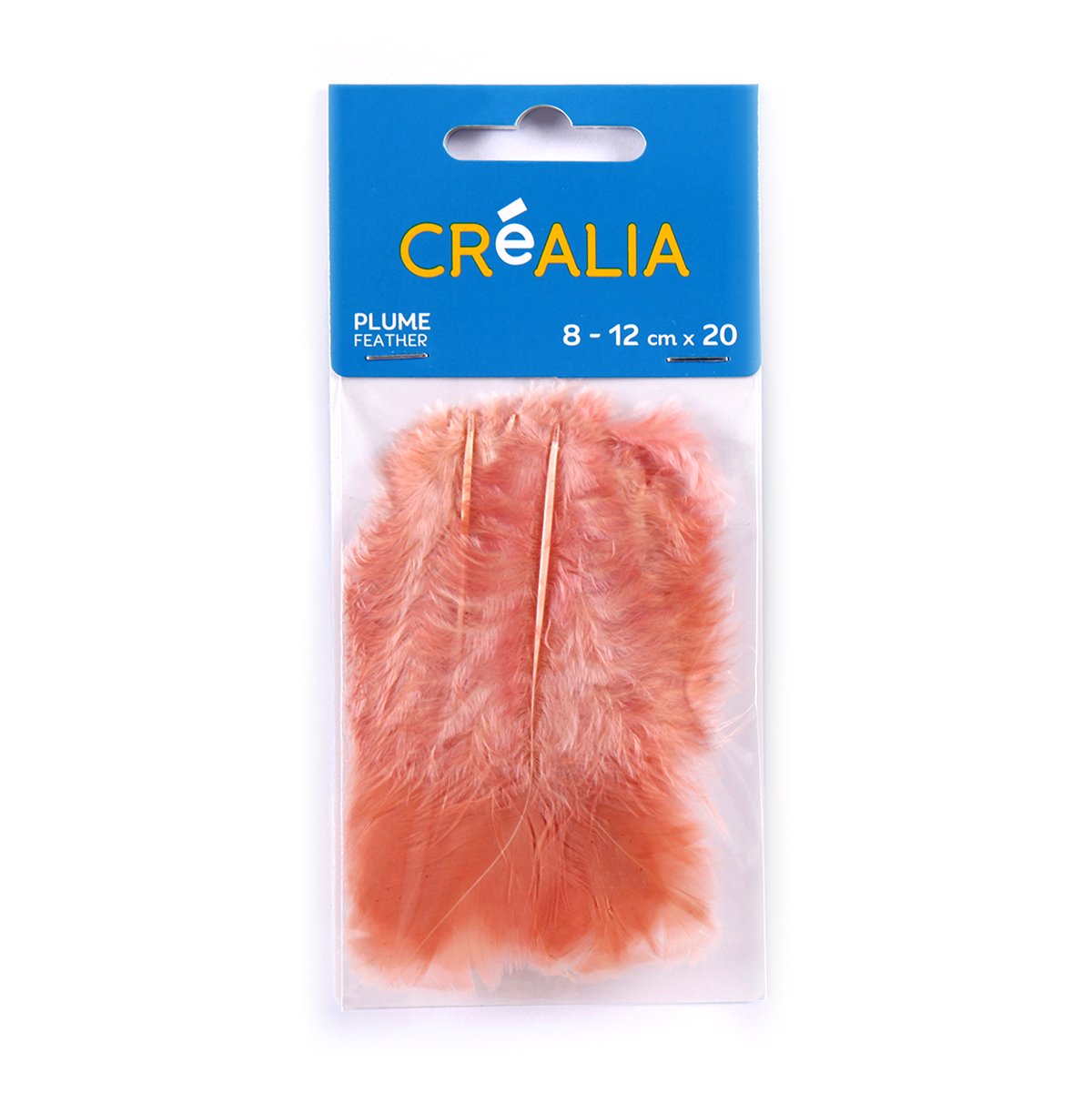 20 plumes de coq - rose - Créalia