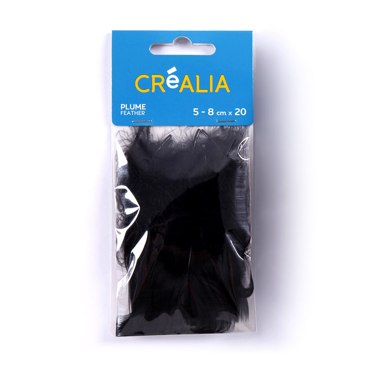 20 plumes de dinde - gris anthracite - Créalia