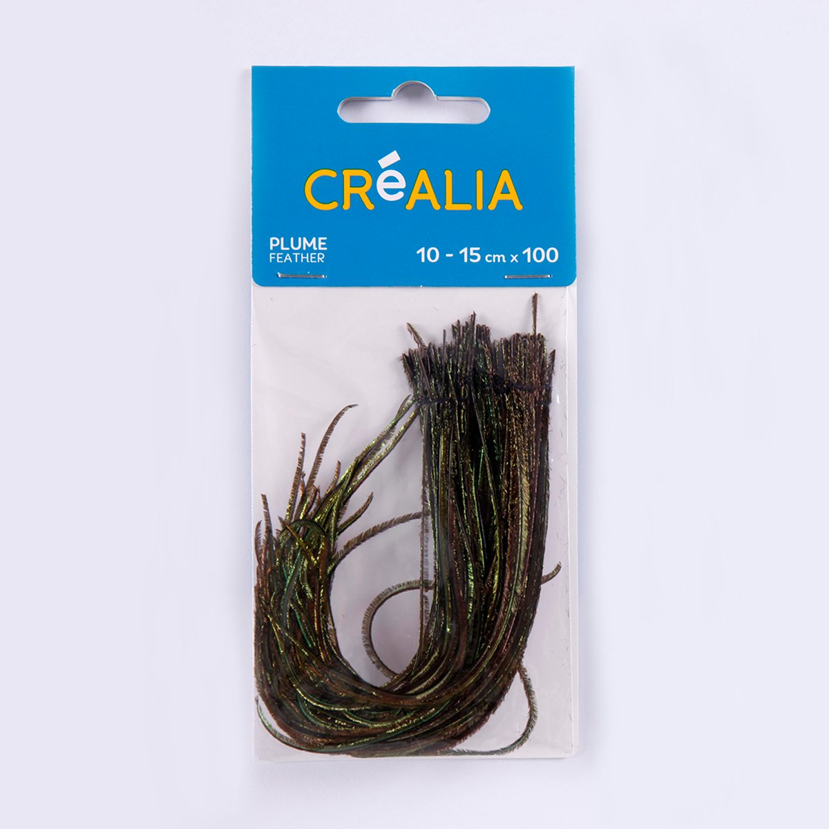 100 longues plumes - noires - Créalia