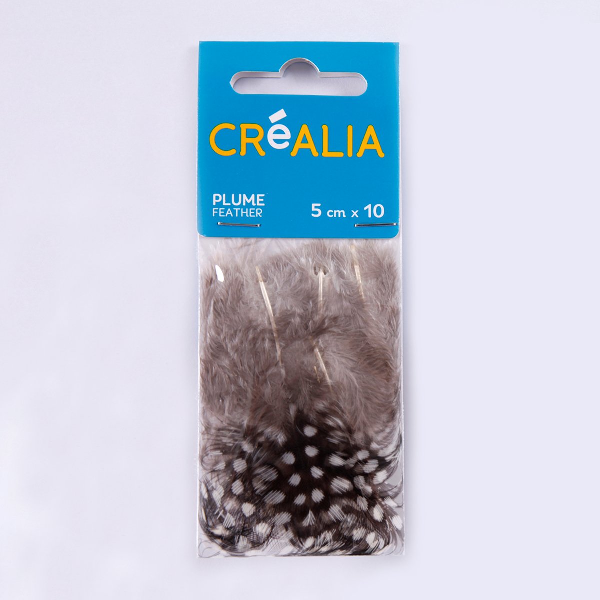 10 plumes de pintade - cendrées - Créalia
