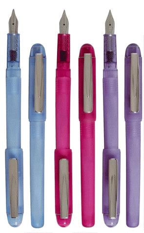 Stylo-plume Plumink - spécial gaucher - irisé - coloris assortis