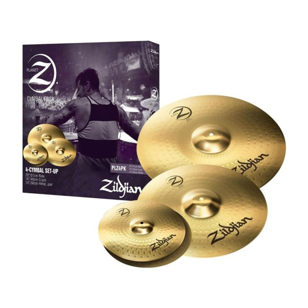 Pack de cymbales Planet Z 14, 16 et 20