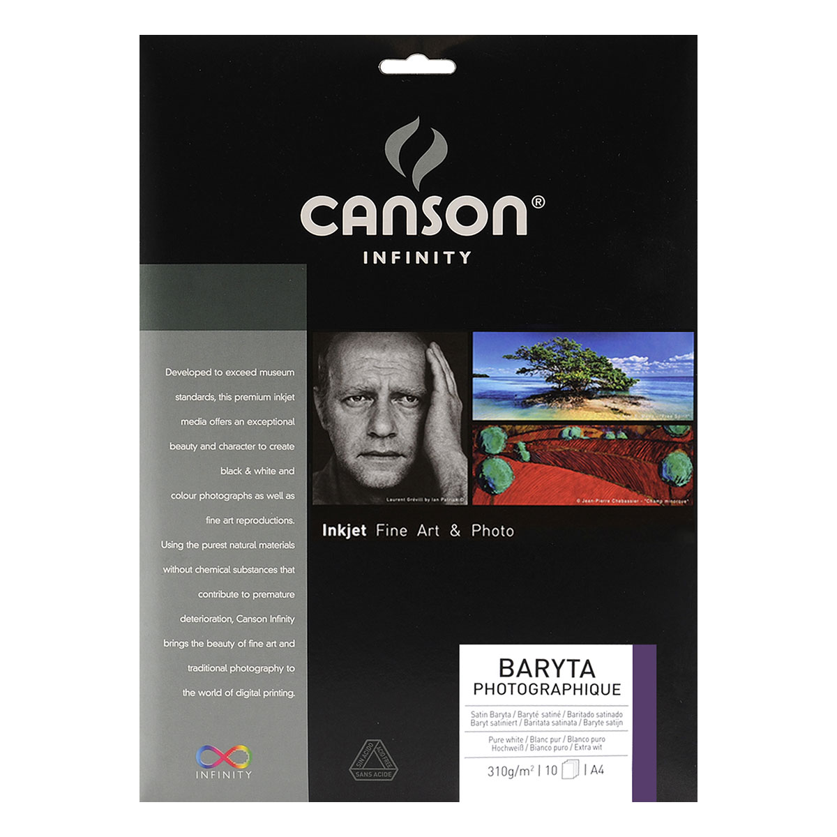 10 feuilles Baryta Photo - A4 - 310G - Canson Infinity