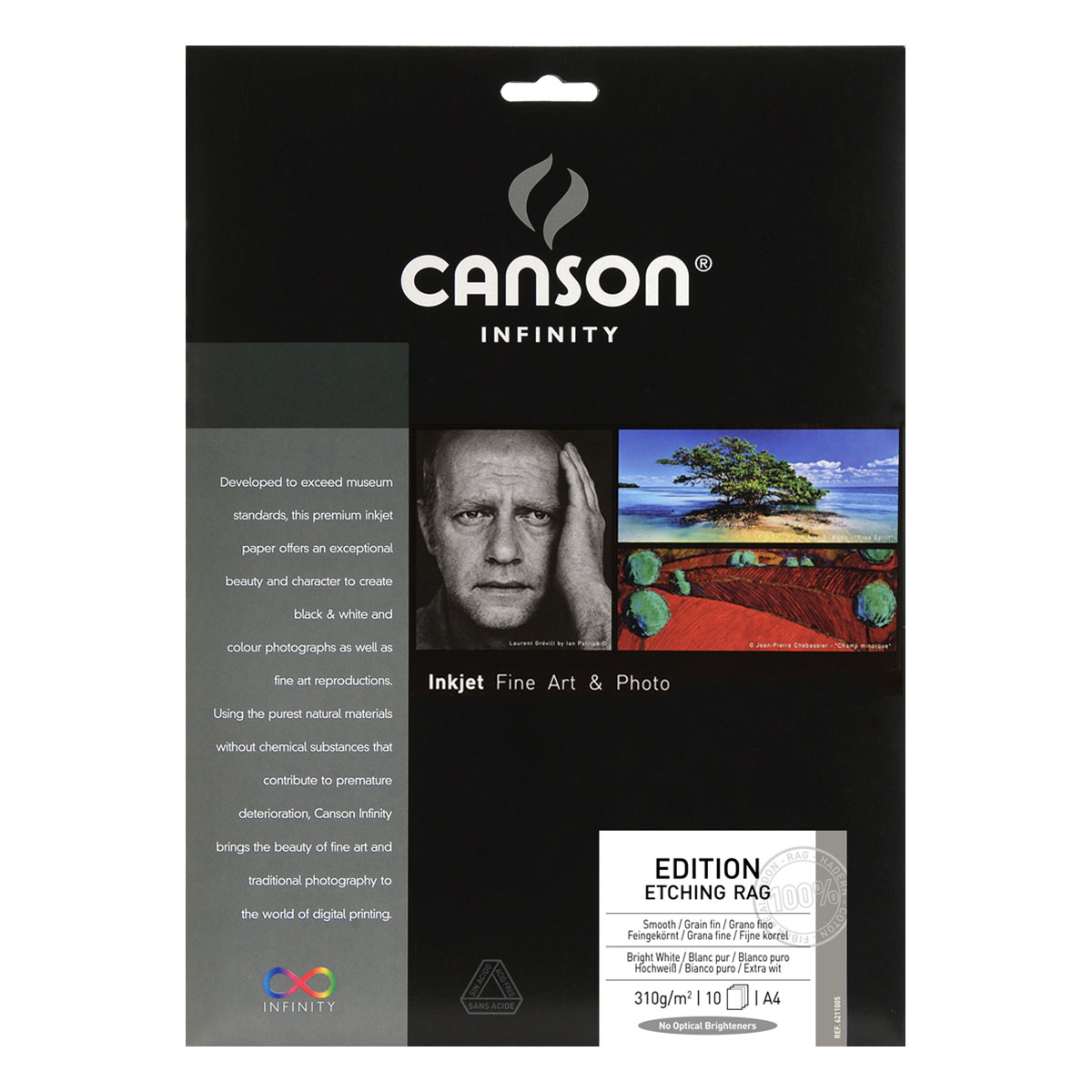 10 feuilles Edition Etching Rag - A4 - 310G - Canson Infinity