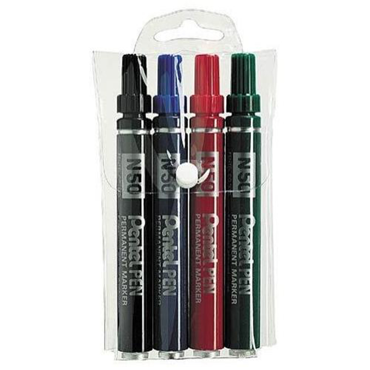 Pack de 4 marqueurs coniques - N50 Pentel Pen