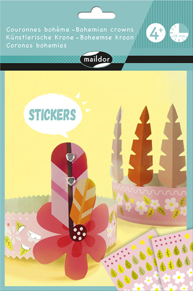 Pochette créative - Couronnes bohèmes - Maildor