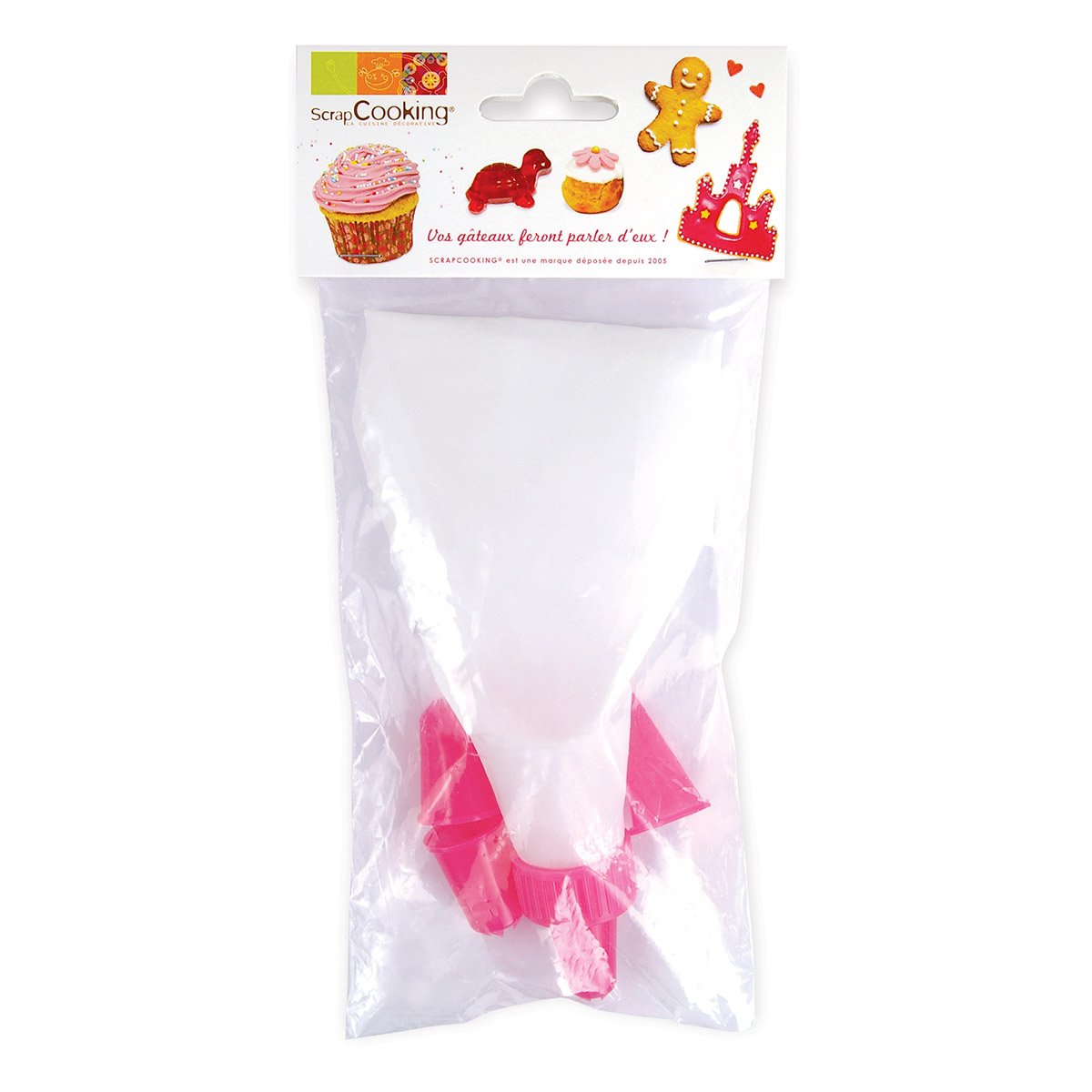 1 poche et 4 douilles - Scrapcooking