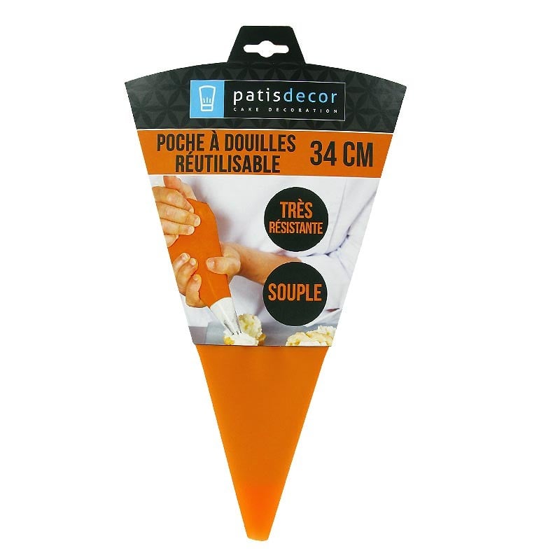 Poche a douilles réutilisable - 34 cm - Patisdécor