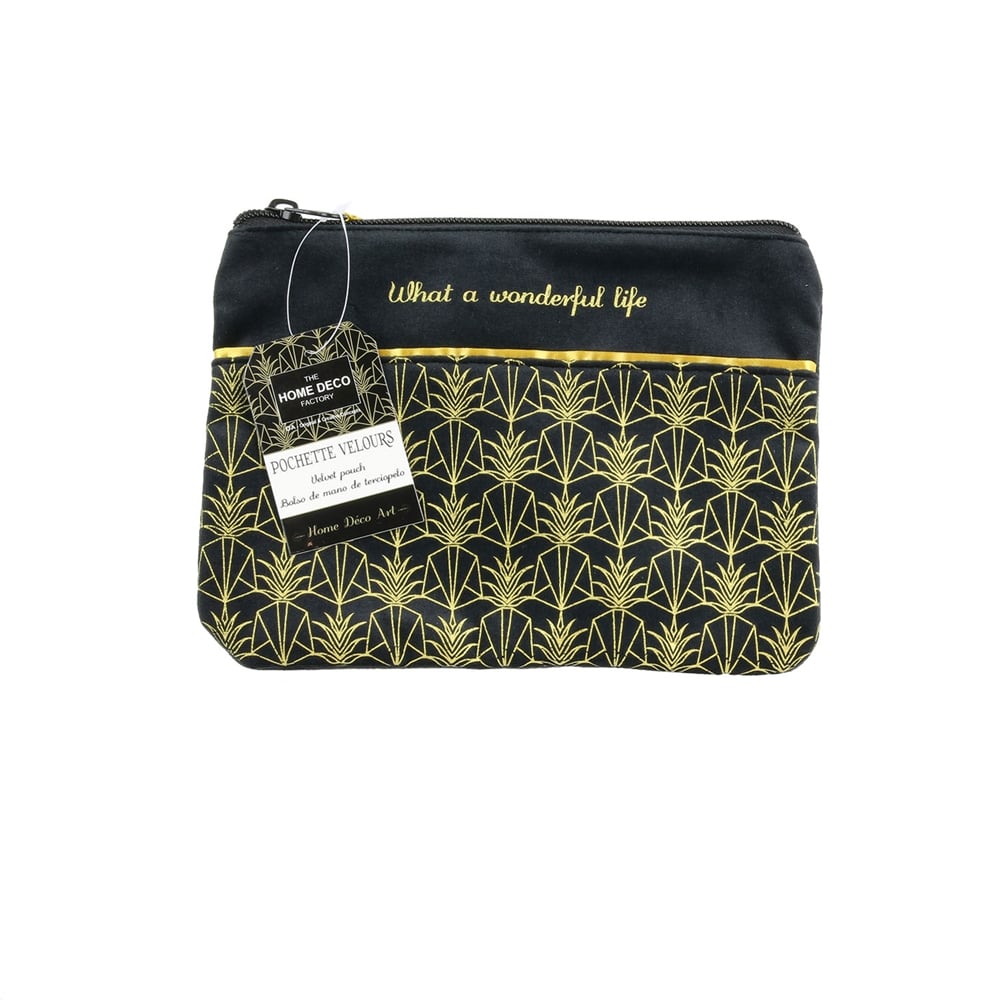 Pochette velours - 20 x 15 cm