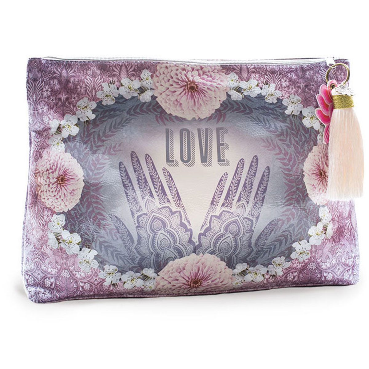 Pochette Papaya Henna - 35x22,5x5 cm