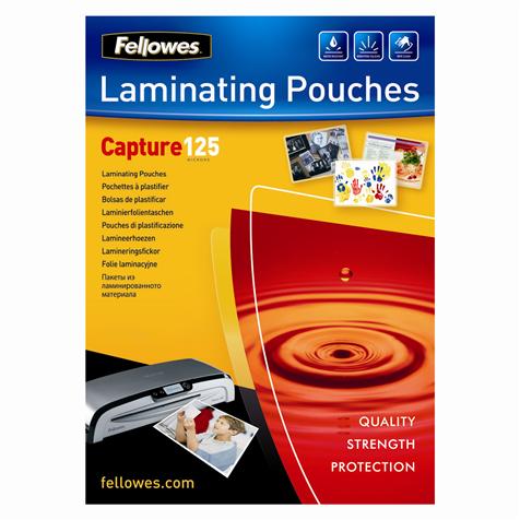 Pochettes plastification 125 microns 5.4 x 8.6 cm