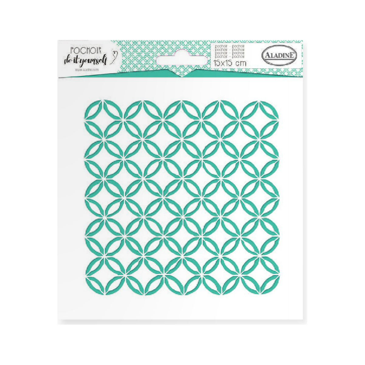 Pochoir DIY oriental - 15x15 cm