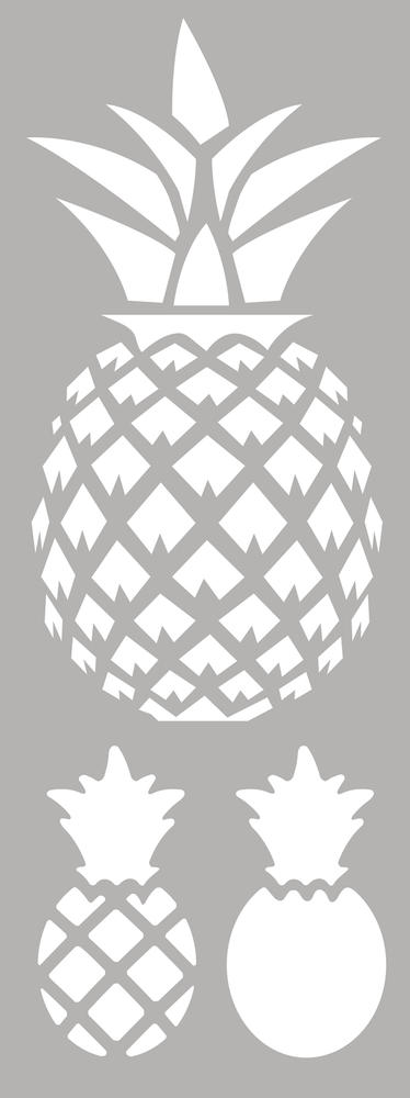 Pochoir frise - Ananas - 15x40 cm - Graine créative
