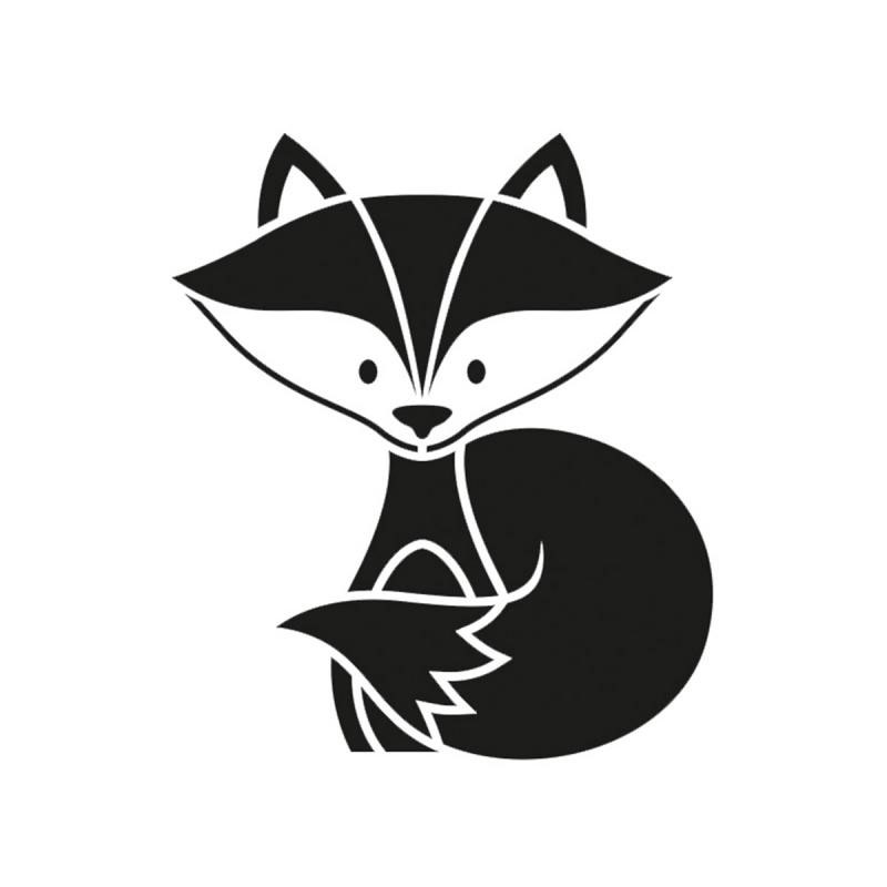Pochoir décoration - Renard - 21 x 30 cm