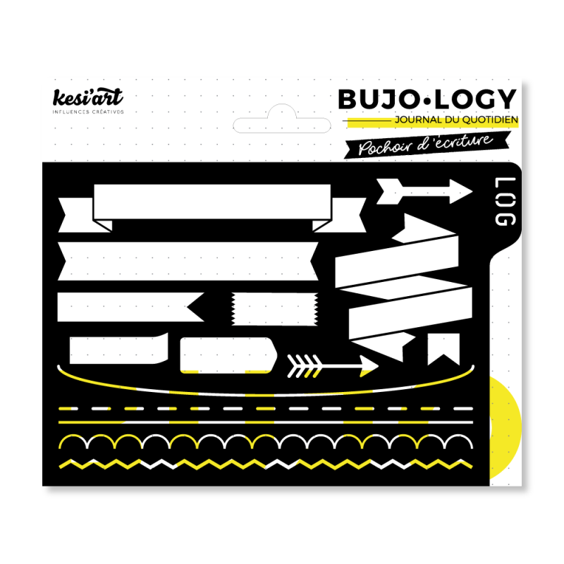 Pochoir d'écriture - Log - Bujo-Logy