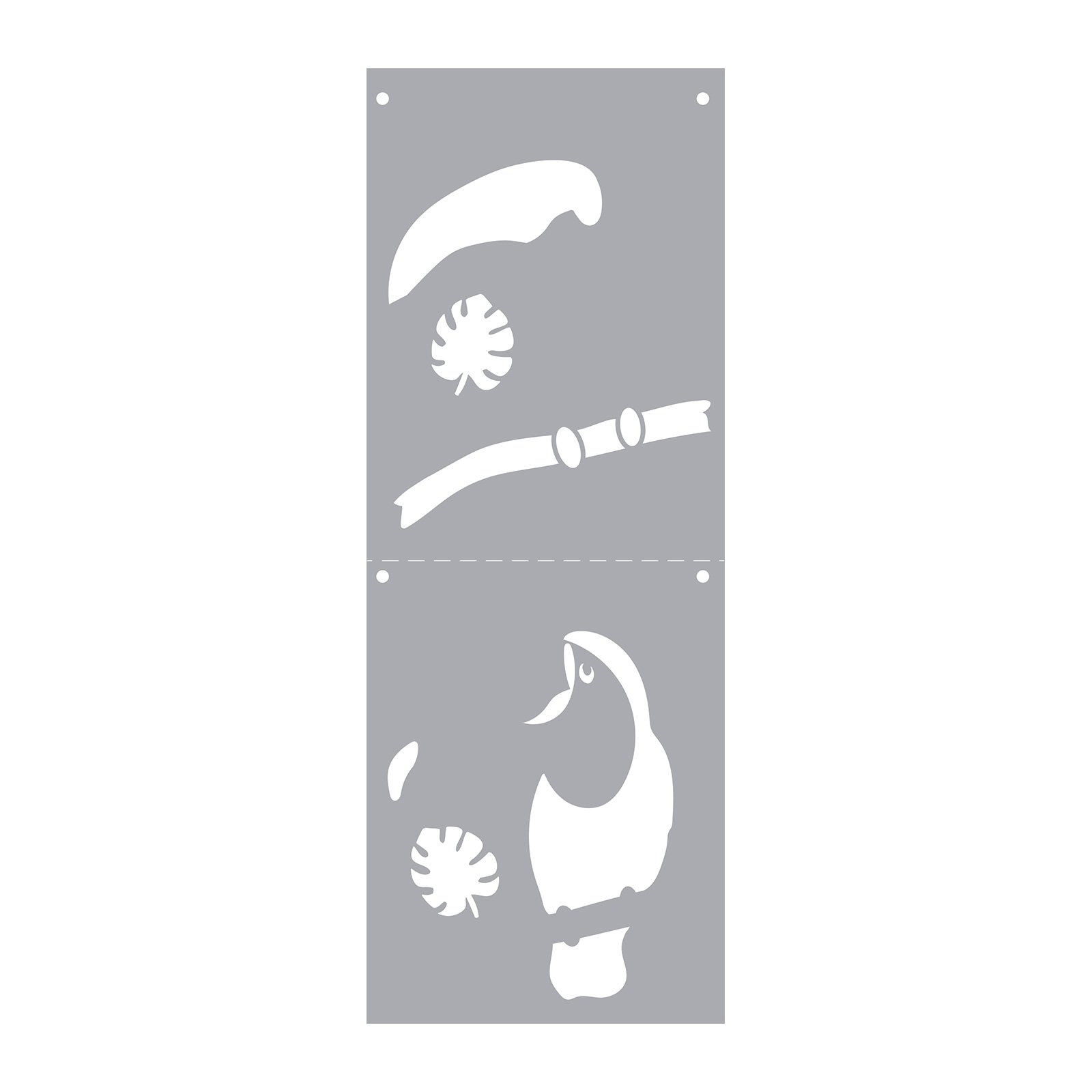 Pochoir Toucan - 15 x 40 cm