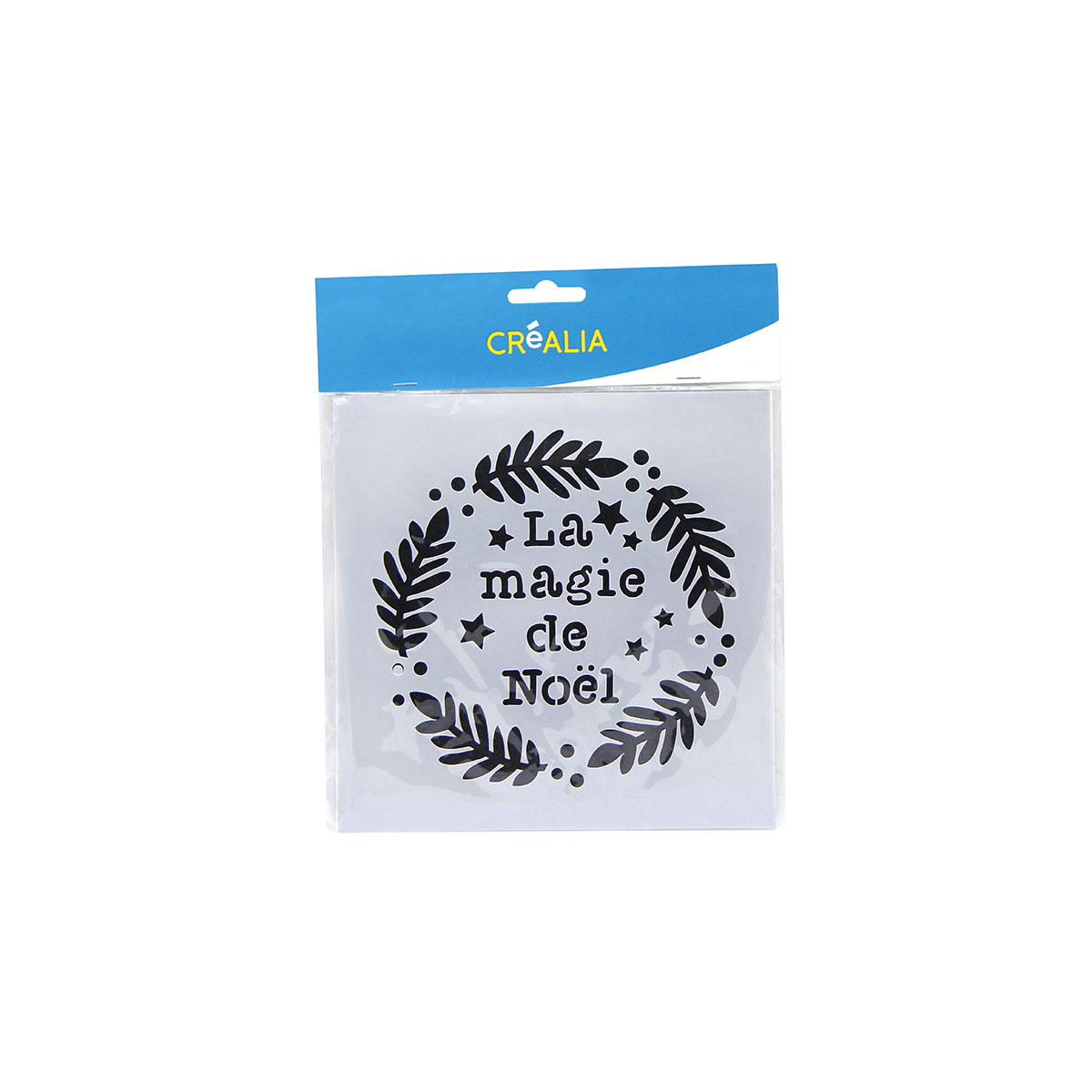 Pochoir couronne 17 x 17 cm - Collection Hygge - Créalia