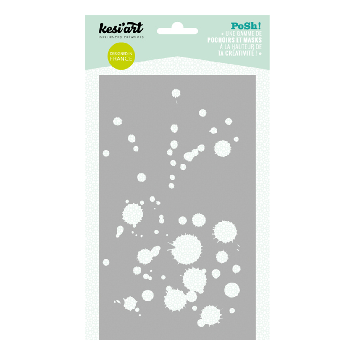 Pochoir Tâches - 11.5x19.5cm