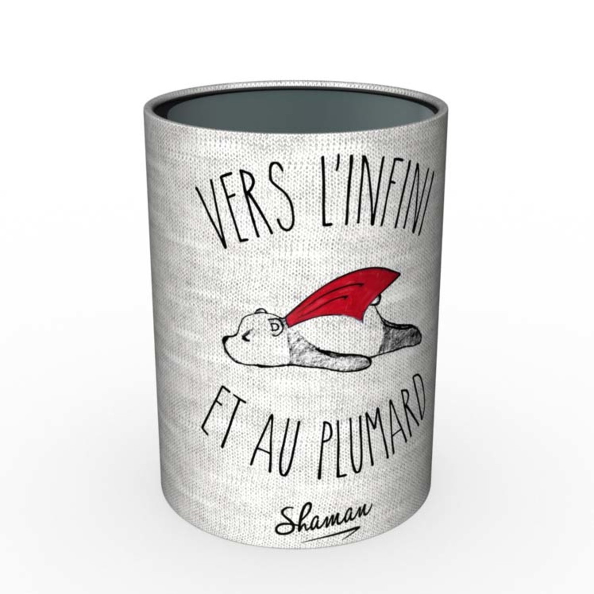 Pot à crayons en métal - Shaman