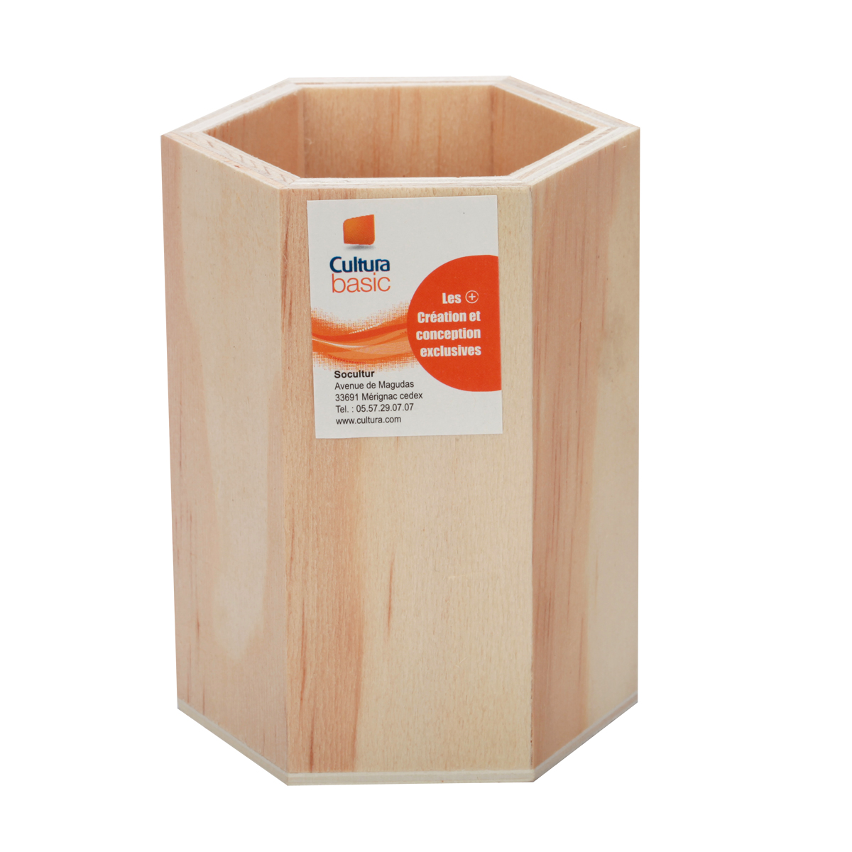 Pot à crayon hexagonal - Créalia