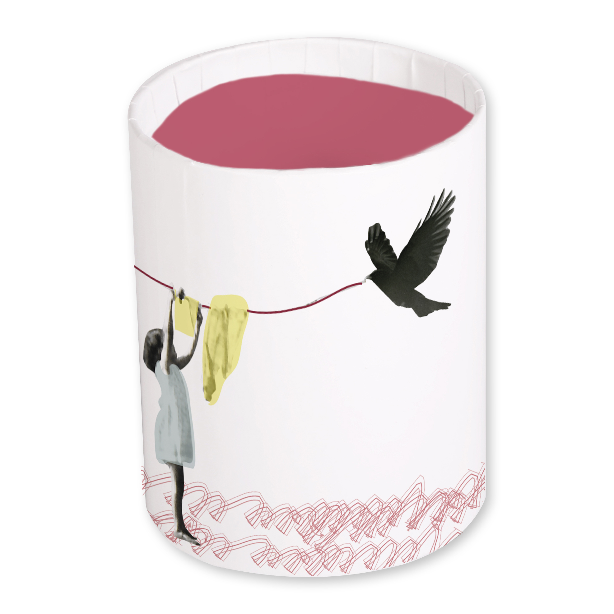 Pot à crayon rond Grand Air - 9 cm de diamètre