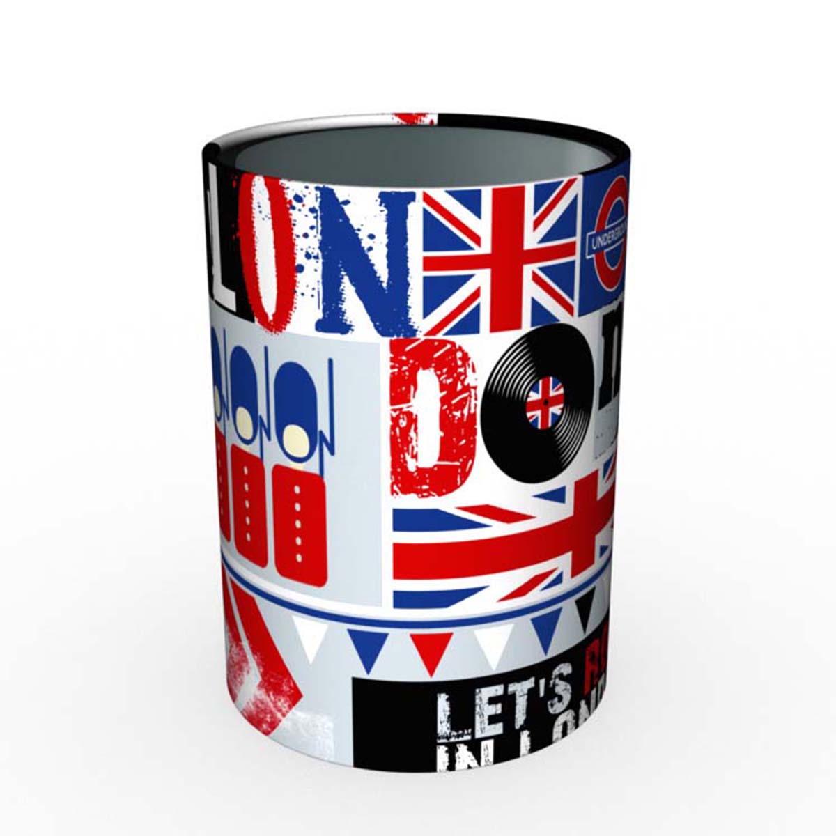 Pot à crayons Union Jack - Designs assortis