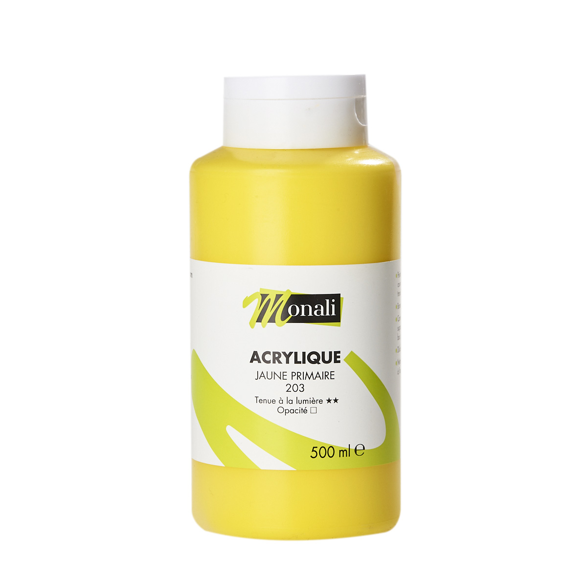 Acrylic 500ml - Jaune primaire - Monali