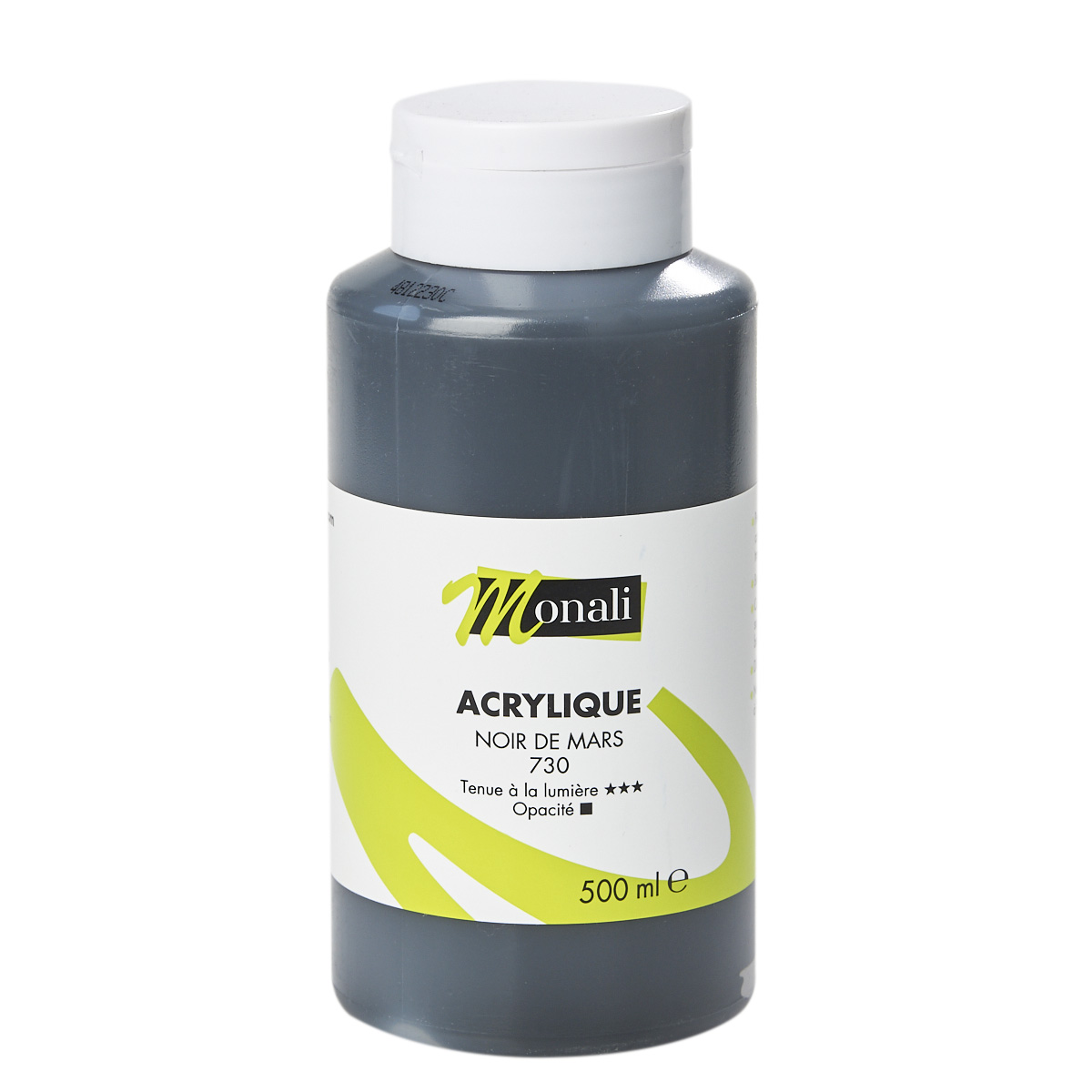 Acrylic 500ml - Noir de mars - Monali