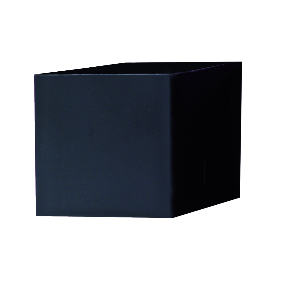 Pot aimanté noir carré