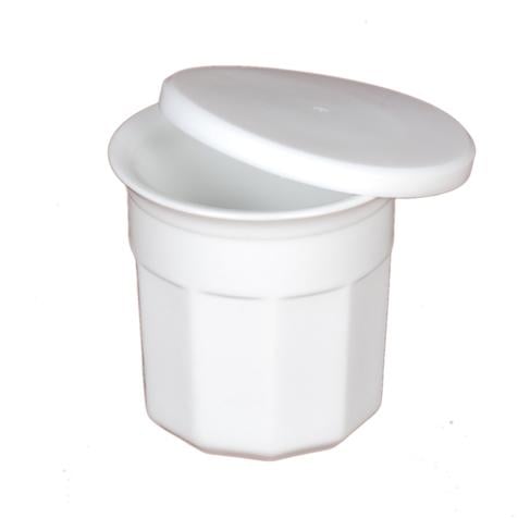 Pot confiture avec couvercle 340 g - porcelaine blanche