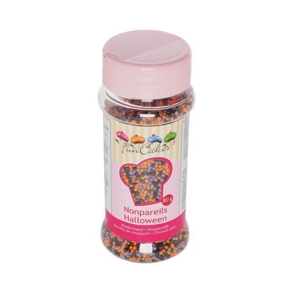 Mini perles Halloween en pot - 3 coloris - FunCakes - 80g