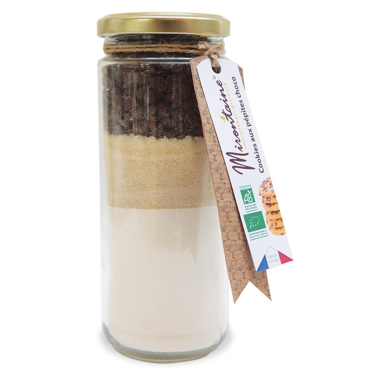 Mix pot en verre cookies pépites de chocolat 365g