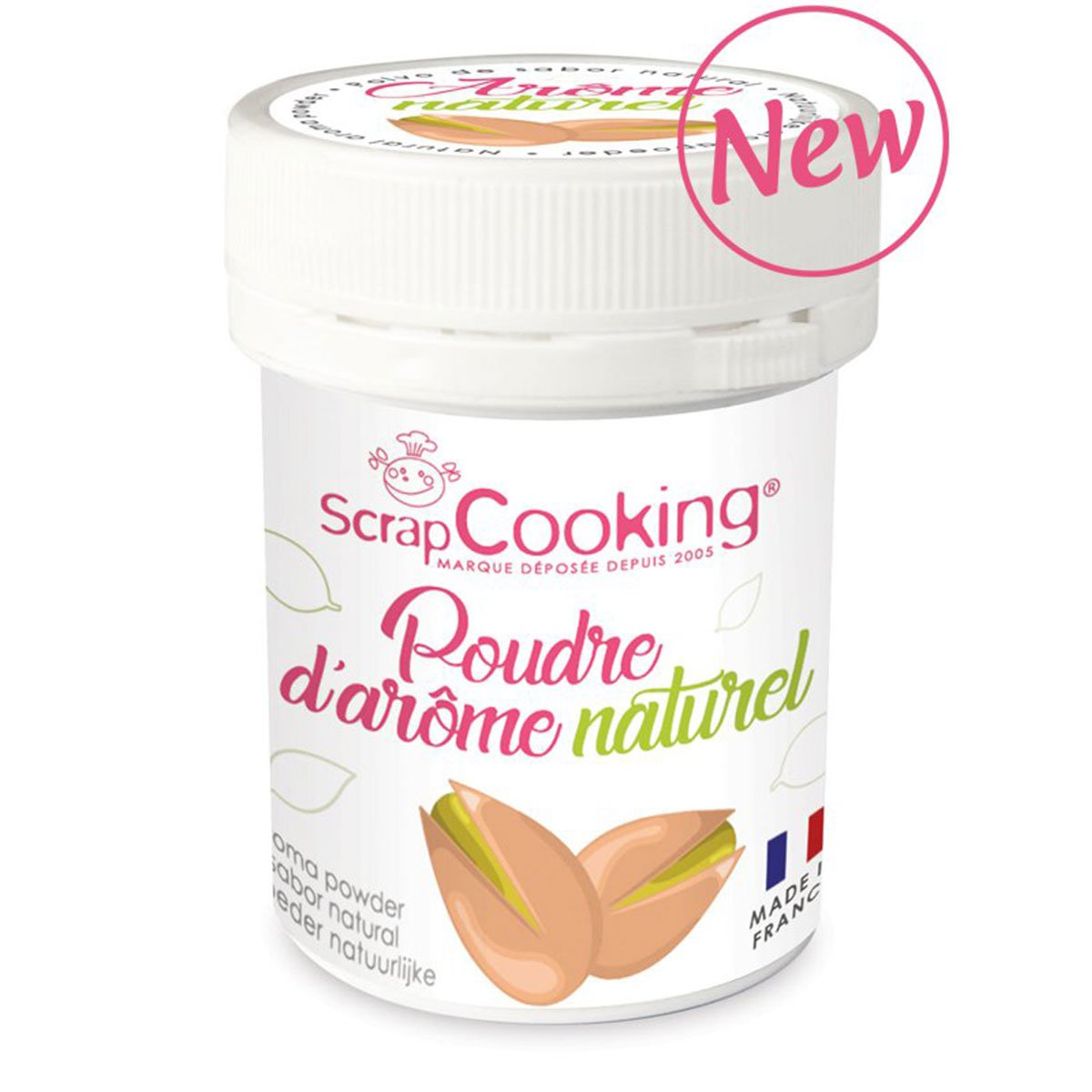 Pot de poudre d'arôme naturel 15g - pistache