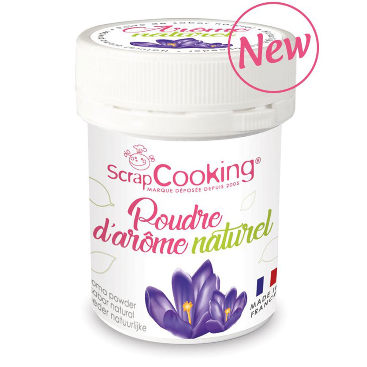 Pot de poudre d'arôme naturel 15g - violette