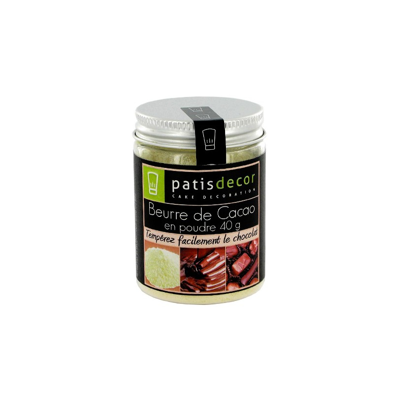 Poudre de beurre de cacao - 40g - Patisdécor