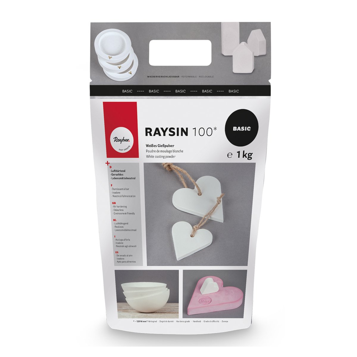 POUDRE RAYSIN 100 1KG PLATRE RESINE