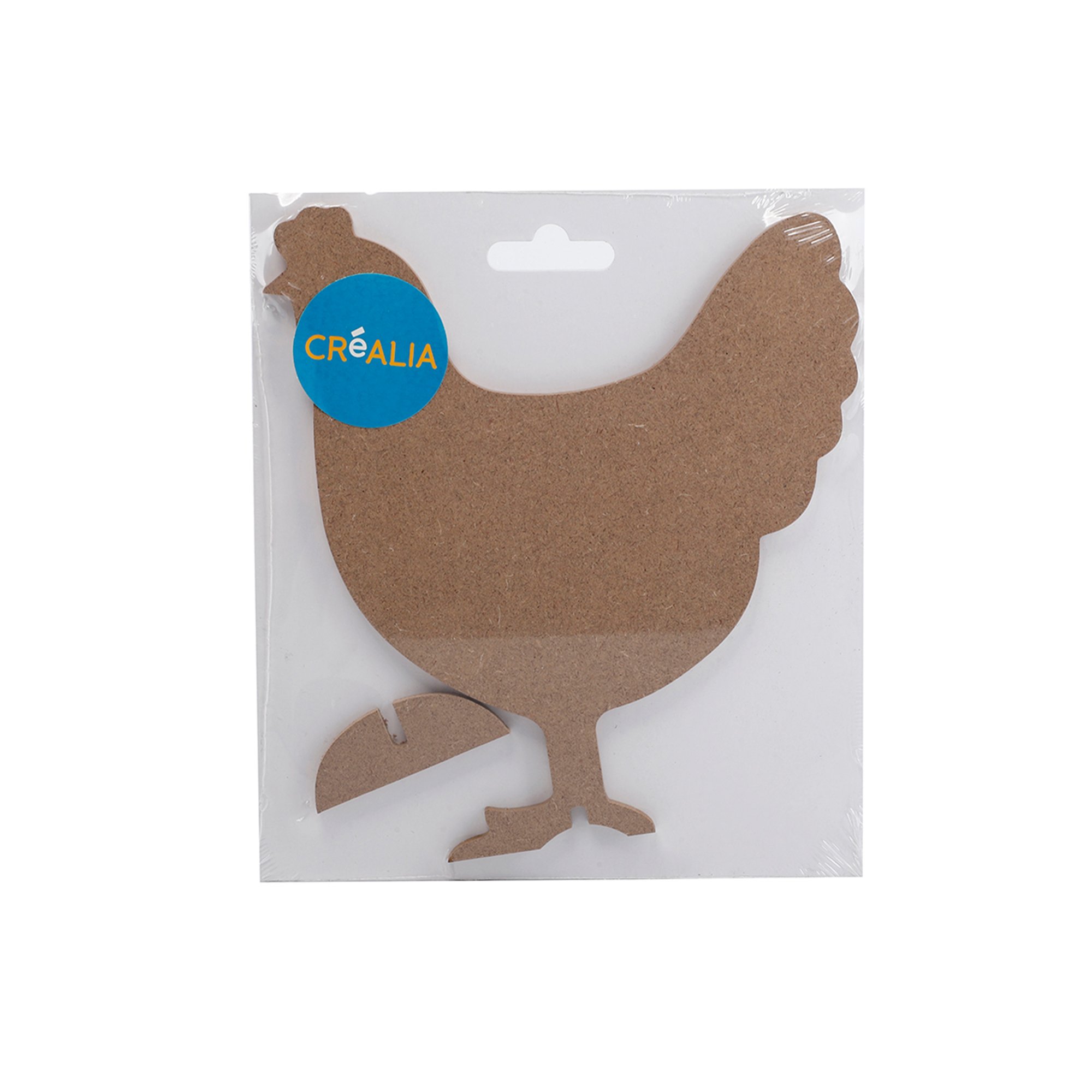 Poule en médium - 20 cm