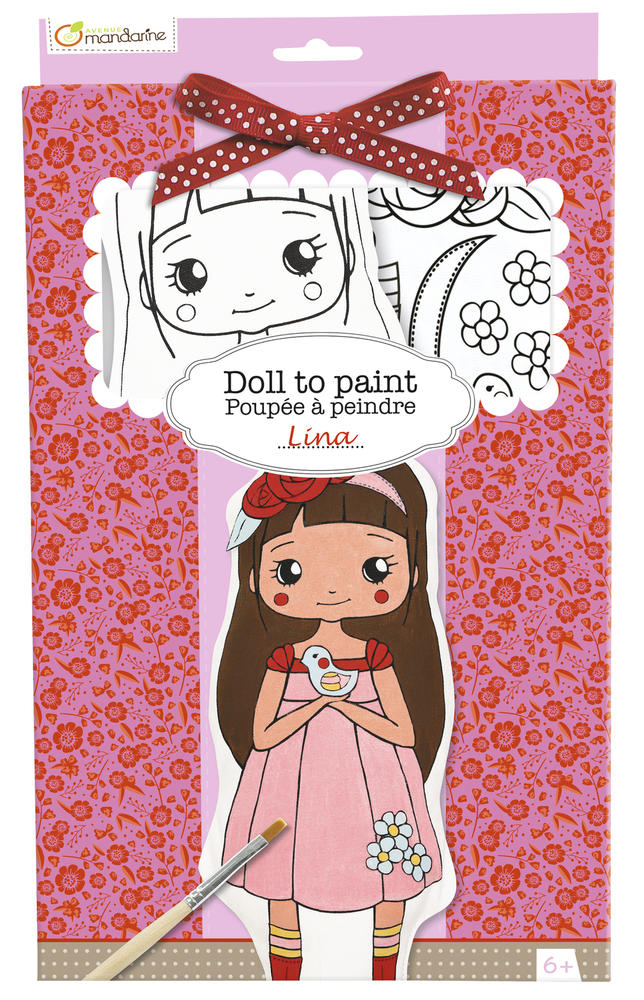 Poupée à peindre Lina