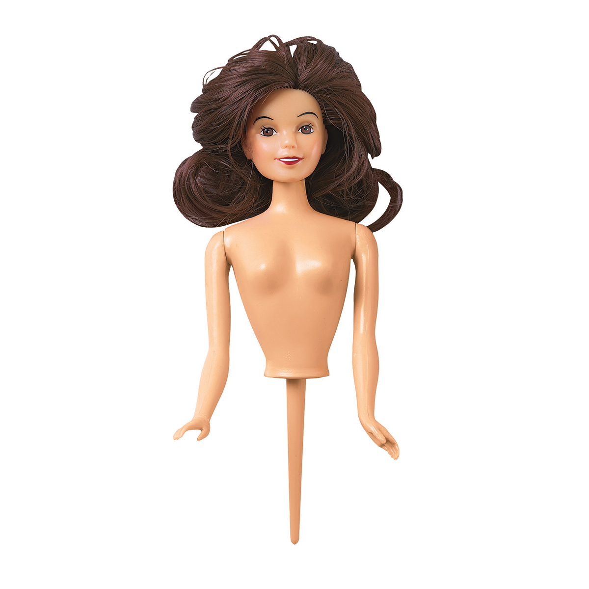 Buste sur pique à chevelure châtain - Wilton