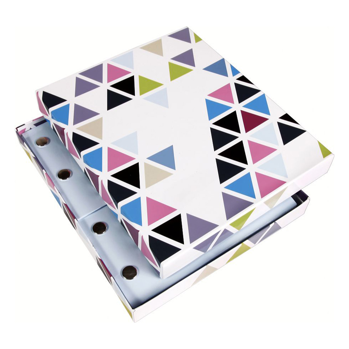 Boîte de rangement avec boutons pression - «Prisme» - 21x26x15 cm - Petite