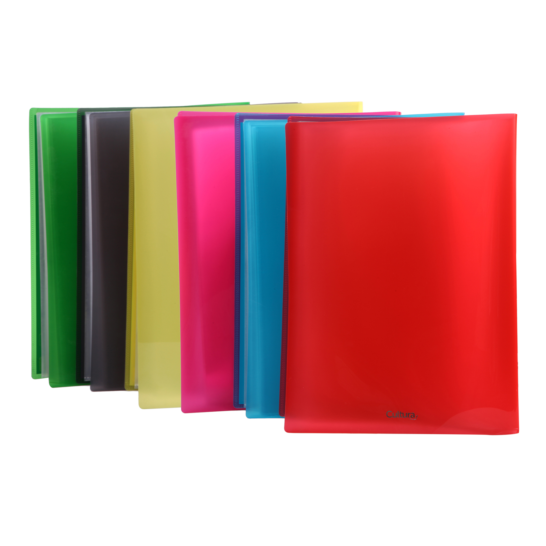 Protège-documents personnalisable - A4 - 160 vues - Coloris assortis - Cultura