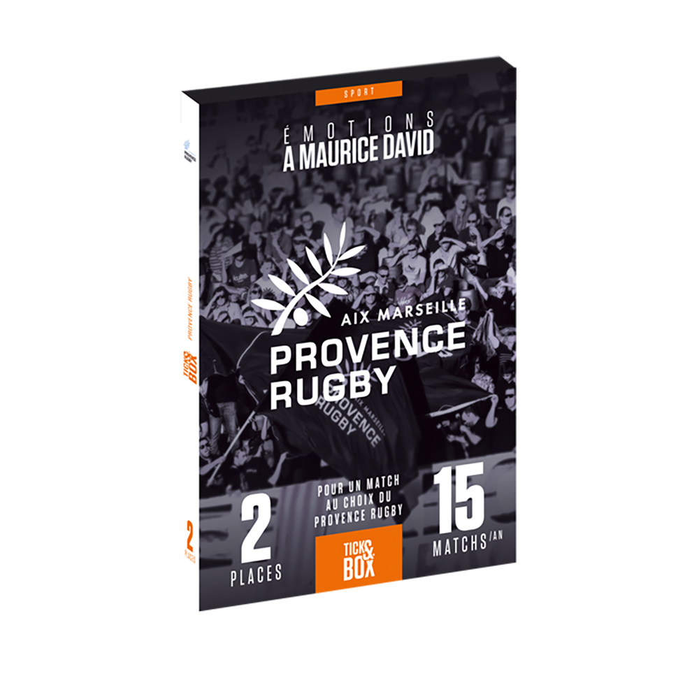 Coffret cadeau Tick&Box - Provence Rugby