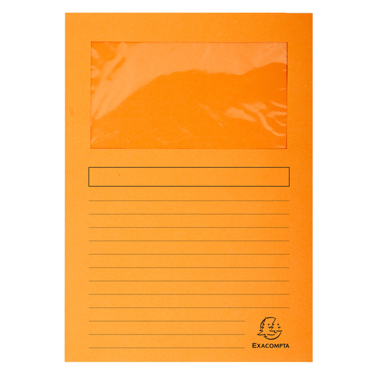 Paquet de 25 Chemises à Fenêtre Forever - Orange - Exacompta