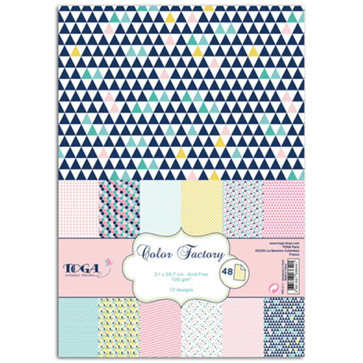 Ramette A4 100G Geometrique - Toga