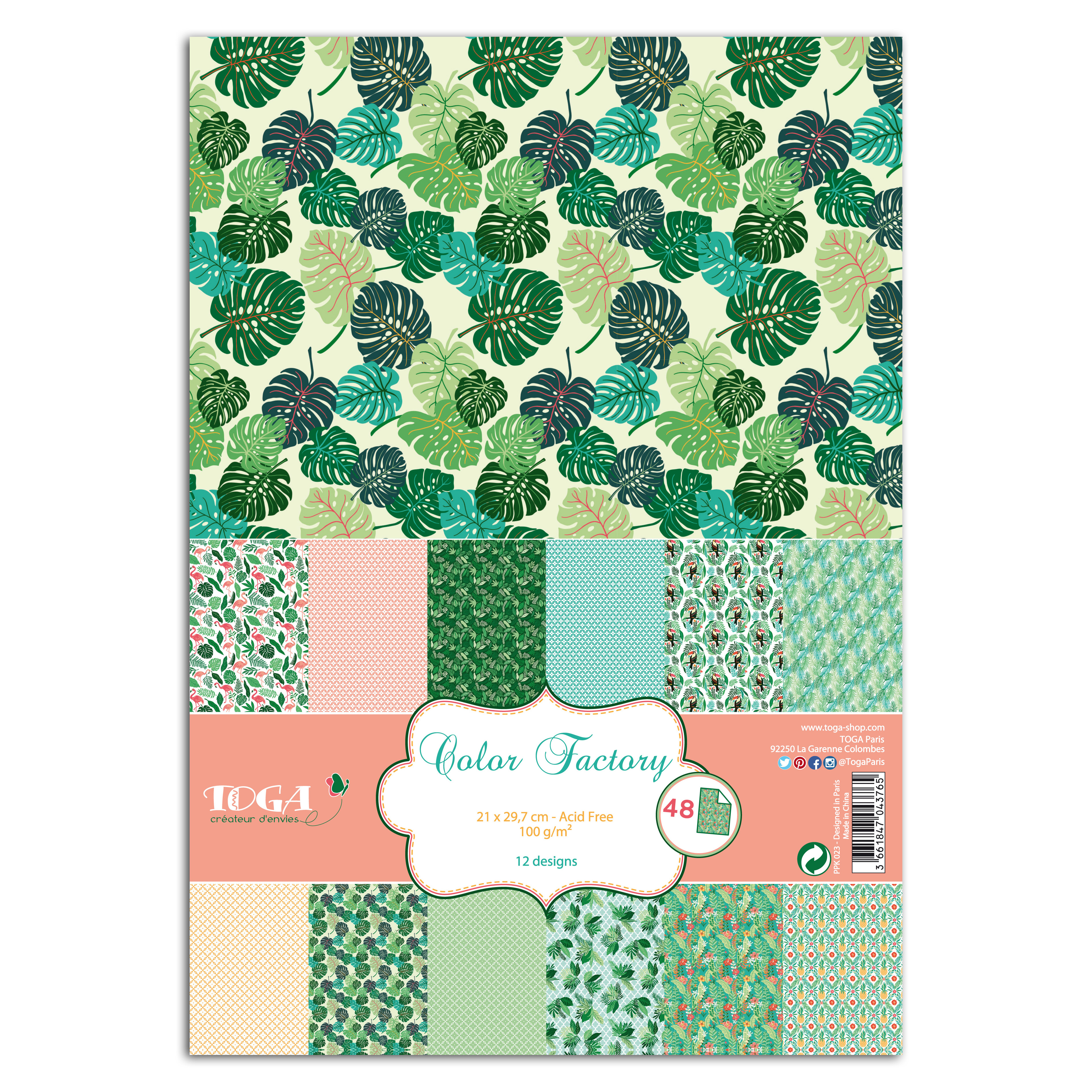 Ramette - A4 - 48 feuilles - Jungle