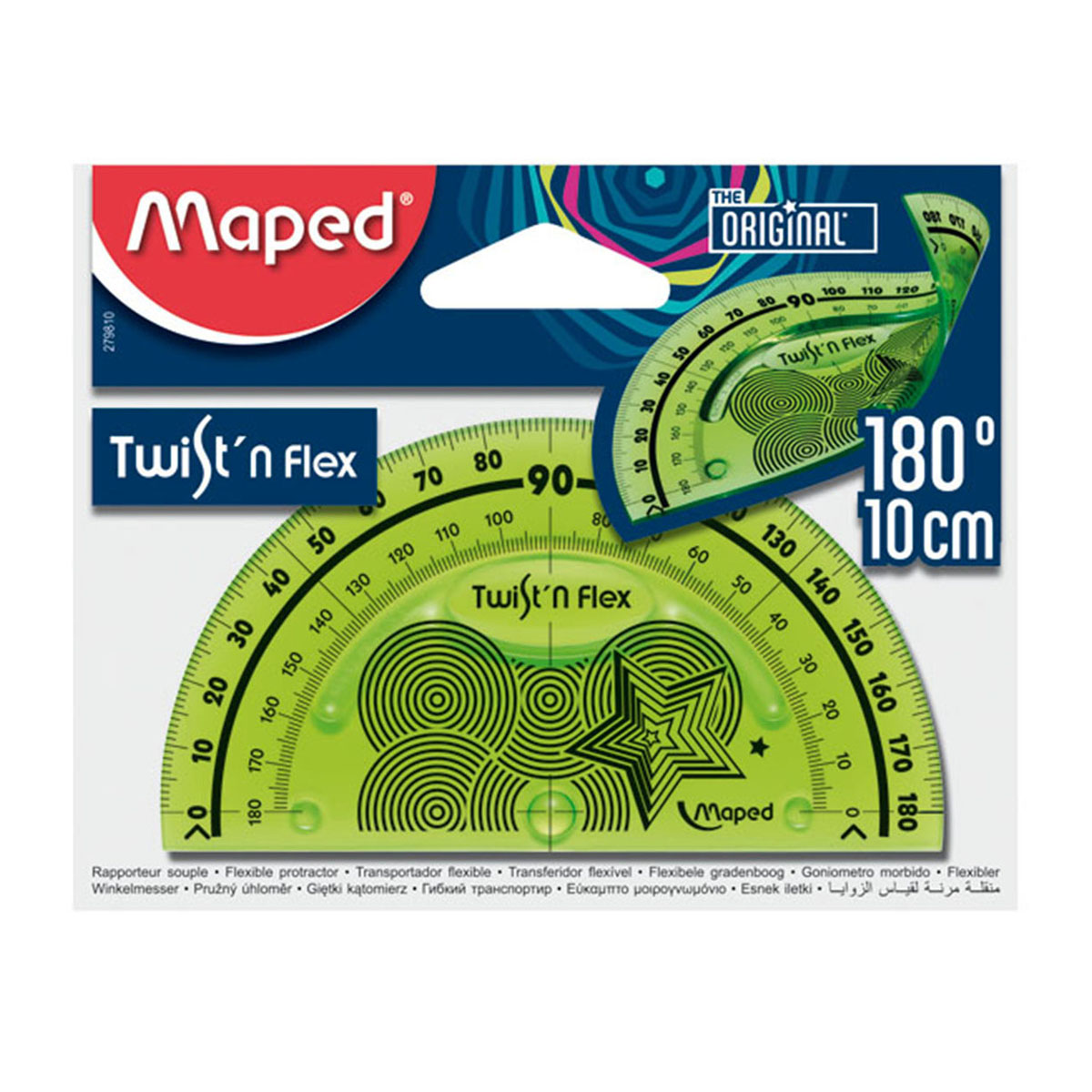 Rapporteur 180° 10 cm