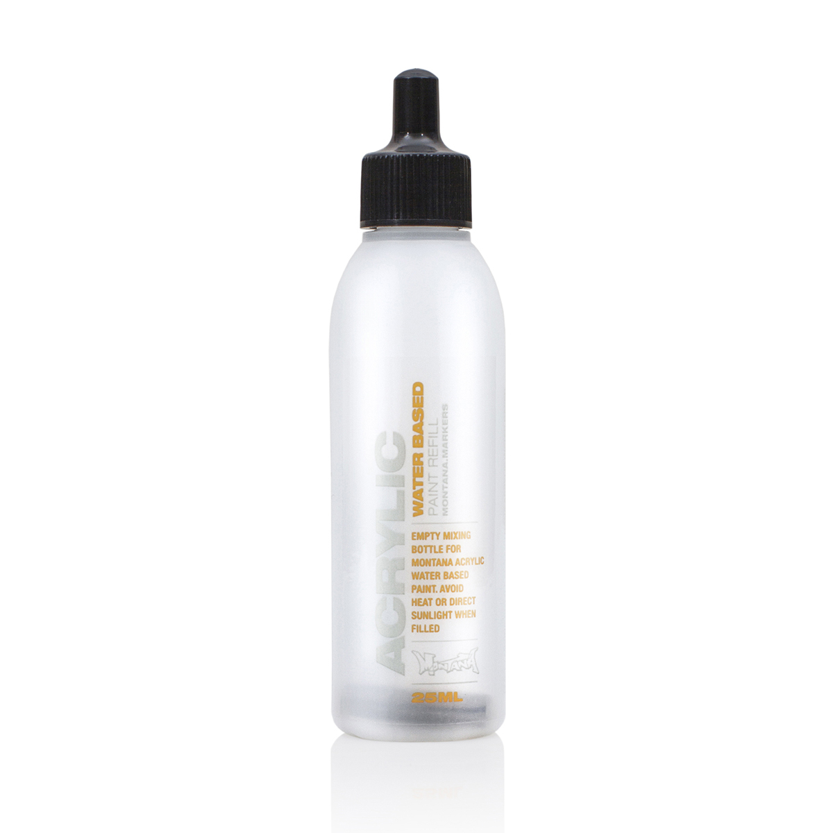 Flacon pour peinture acrylique 25ml vide - Montana