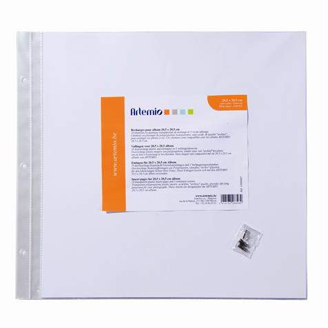 10 recharges pour albums 20x20 cm