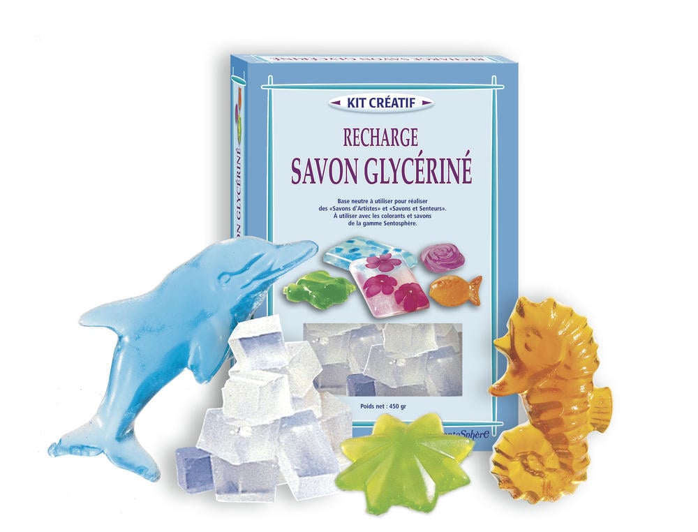 Recharge savon glycériné savons et senteurs 500g