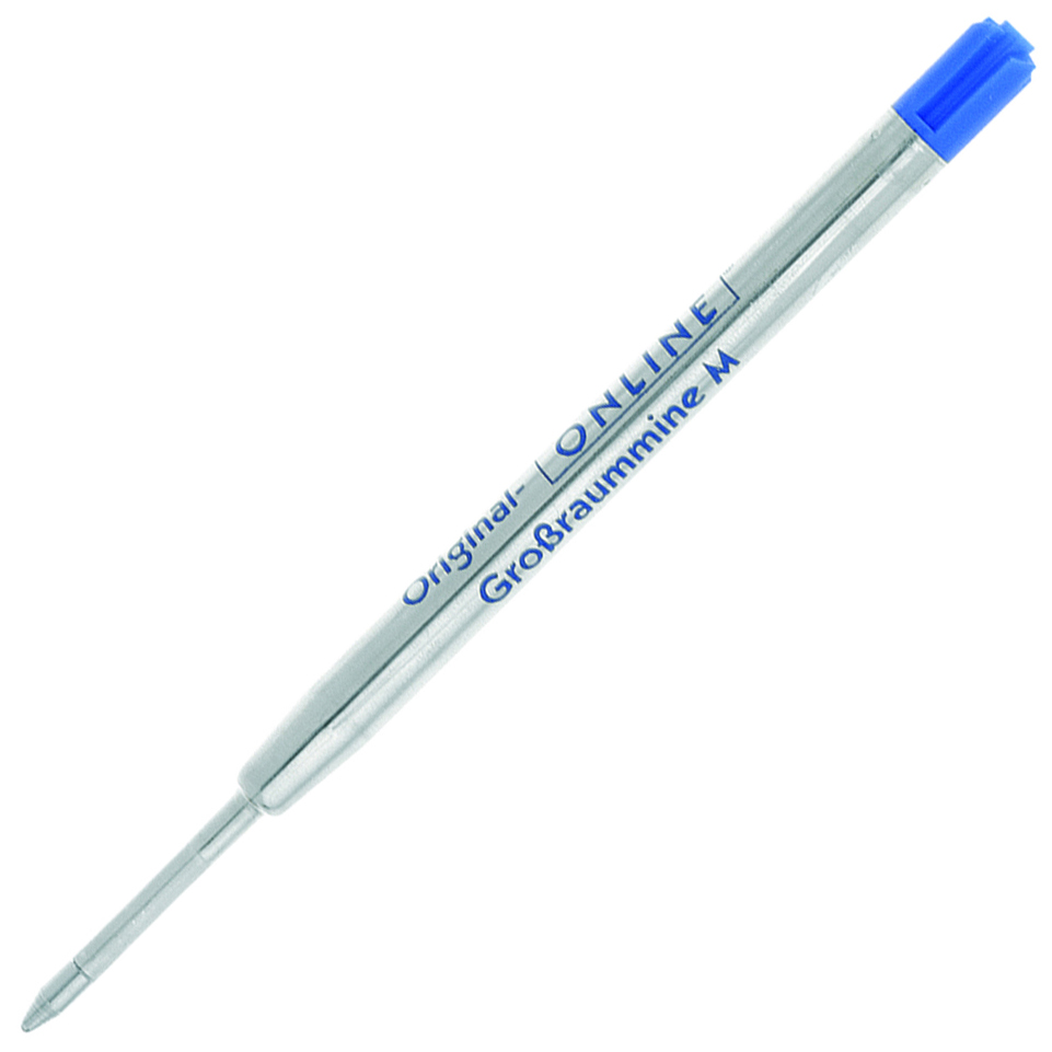 Recharge stylo bille grande capacité - bleu - Online